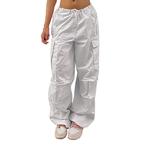 Mädchen Cargohose Multi-Pocket Leichte Freizeithose Fashion Chic Damen Baggy Hose Cover
