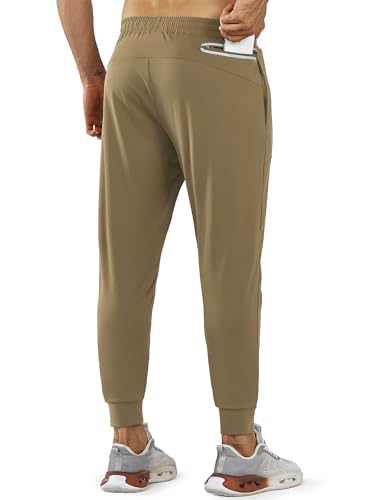 NORTHYARD Men's Joggers Pants with Zipper Pockets Lightweight Sweatpants Athletic Running Workout Track Pants for Men