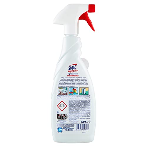 Smac Sgrassatore Disinfettante Smac Express 650ml, 650ml