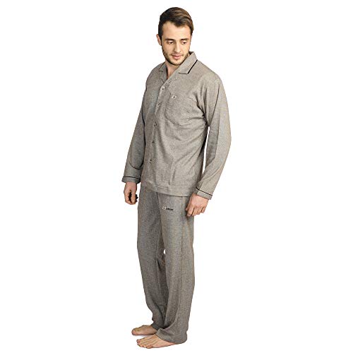 Image of Men's Cotton Blend Striped Pyjama Set Pack of 1