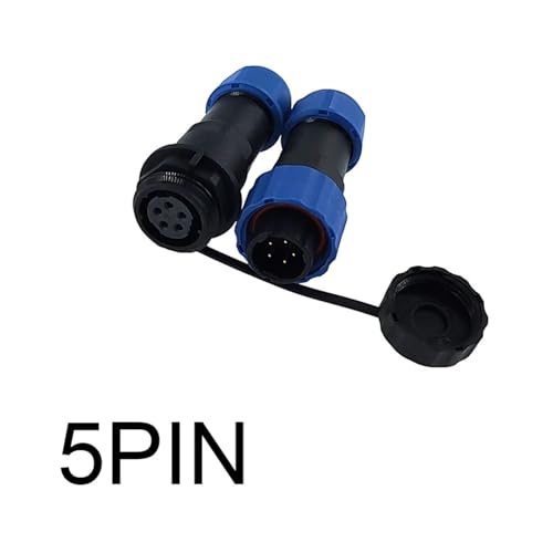 Conector SP16 circular impermeable IP68 de acoplamiento 5 pines para cable enchufe macho hembra 2