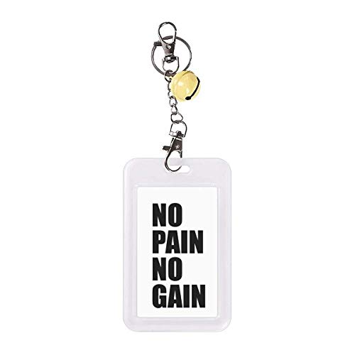 Badge noir No Pain No Gain accessoire de motivation avec inscription Encourage Positive