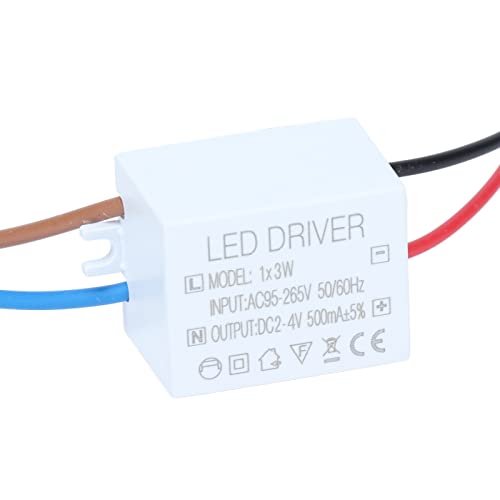 Entatial Portable LED Driver, 1x3W LED Driver Easy To Install Good Heat Dissipation for Home for Living Room - Image 3