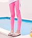 M2C Girls Swim Pants Swim Tights Leggings UPF 50+ Sun Protection Rash Guard Pink 5-7
