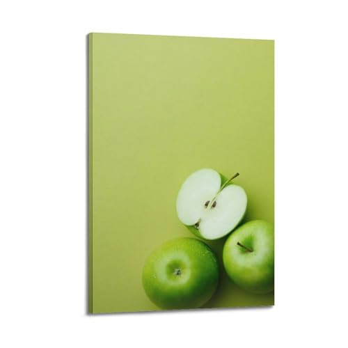 Pommes vertes décoration murale artistique moderne ZHOUKEG 40x60cm