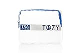 The Original TOZY Premium 3-1-1 TSA Approved Clear Carry-On Quart Bag For Liquids