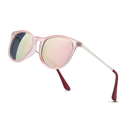 PORADAY Polarized Kids Sunglasses for Little Girls Boys 100% UV-400 Protection Suitable Children Age 3-9