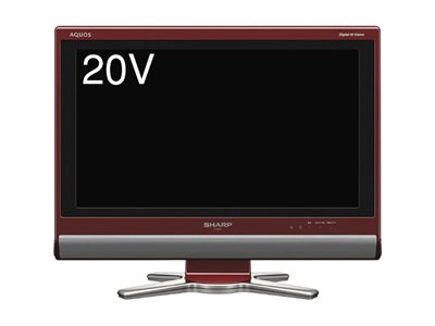 Amazon | SHARP 20V型ハイビジョン 液晶テレビ AQUOSレッド AQUOS LC 