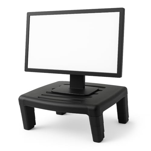 C3Tech Base para Monitor C3Tech BM-50BK, Preto, com 4 Niveis de r...