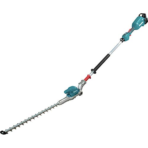Makita XNU01T Lithium-Ion Brushless Cordless 18V LXT 20" Articulating Pole Hedge Trimmer Kit (5.0Ah), Teal