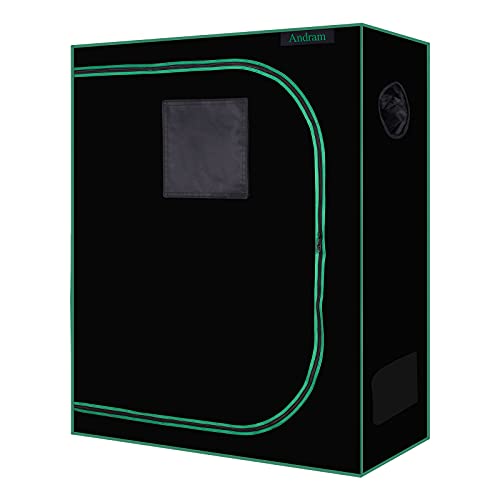 ANDRAM Grow Tent, 4â€™x2â€™ 600D Mylar Reflective Grow Tents for Hydroponics Indoor Growing, Grow Tent Reflective Garden Growing Dark Room (48"x24"x60")