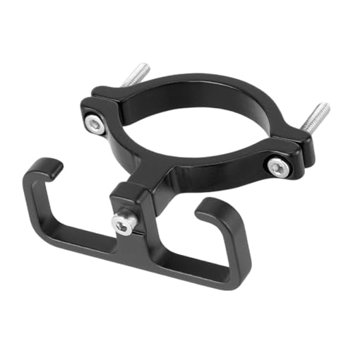 kowaku Scooter Front Hook, Aluminium Alloy Lightweight Adjustable Hanging Pothook Holder for Bicycle Scooter Accessories, 2 Straight Hook, 3.5cm to 5.5cm Tube