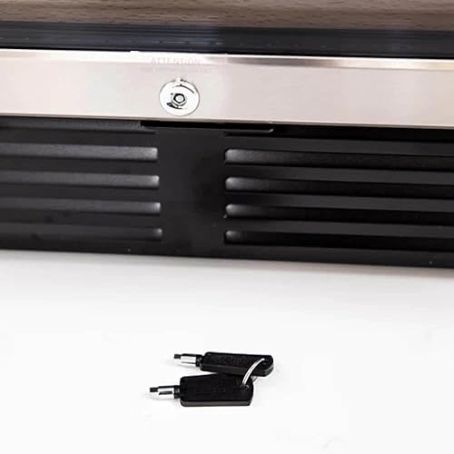 Avanti 50-Bottle Wine Cooler, Stainless Steel Wine Fridge with Wood-Front Shelves, Electronic Controls, LED Lighting & Lock, ADA Compliant, 50 Bottle, Stainless Steel on Fridge.com