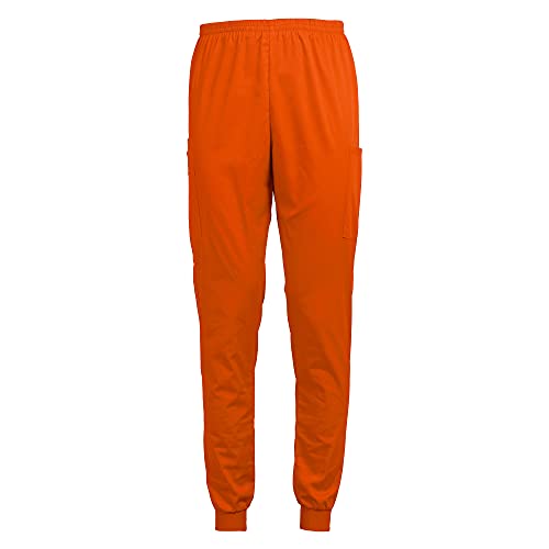 Women's Scrub Pants Jogger Cargo Scrub Pant Orange