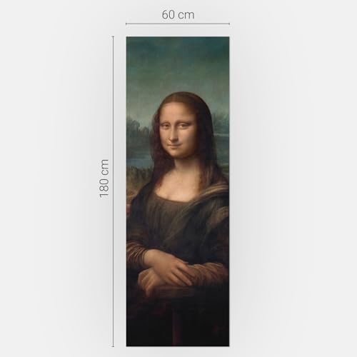 Vinilo para nevera de 60x180 cm con diseño de la Mona Lisa 5