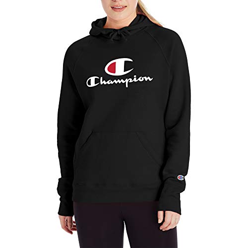Champion Women's Hoodie, Black, Medium