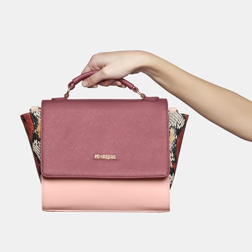 Image of Julia Sling Bag for Women, Stylish Handbag Sling Bag Italian Vegan Leather Bag with Detachable Sling Strap Sling Bag for College and Office