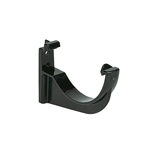 Floplast (3 x 76 mm fascia staffa) (nero) Downpipe...