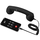 Design de Téléphone Rétro Classique: Profitez de la sensation nostalgique d’un combiné téléphonique fixe traditionnel qui apporte un charme vintage à la communication moderne, créant une expérience de conversation unique grâce à son design ergonomique et confortable