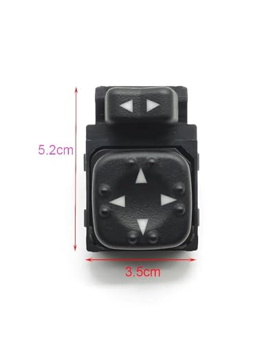 Bouton de commande de rétroviseur Silverado idéal pour ajuster vos angles morts en voyage - 4