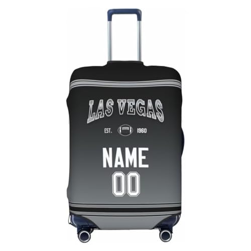 Customized football luggage cover, personalized football style luggage cover, customized with your name and number, for all men and women football fans!