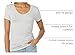 Amazon Essentials Women's Slim-Fit Short-Sleeve V-Neck T-Shirt, Pack of 2, White/Light Grey Heather, X-Large