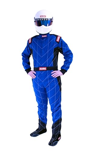 RaceQuip® 130927RQP Chevron-1 Driving Suit - SFI 3.2A/1 - Blue - 2XL