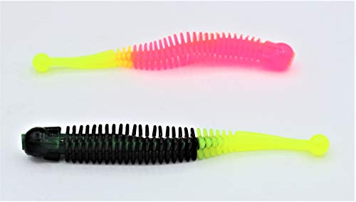 pro-bite Boroda Baits Softbait Ayra/Mila Neo/NEUHEIT 2020 / Mixed Colours mit Käse- Aroma/Inhalt: 10 Stück