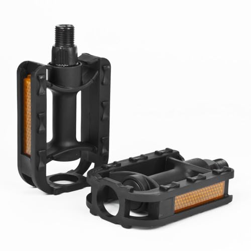 Komodo Kids Bicycle Pedals 1/2 Inch (NOT 9/16" - PLEASE CHECK) (Black)