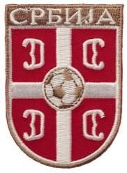Serbia Srbija Soccer Iron on Patch Crest Badge 2 X 2.75 Inch New