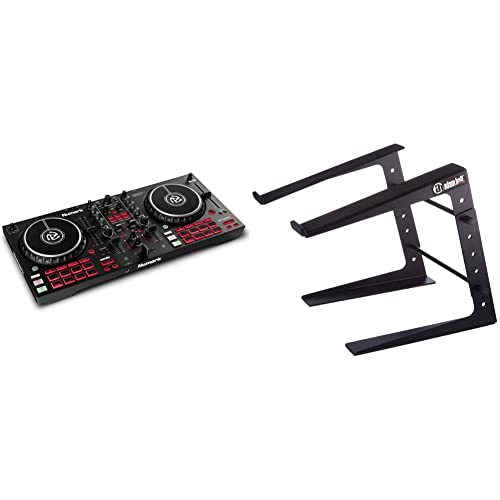 Numark Mixtrack Pro FX Controlador DJ de 2 secciones para Serato DJ + Ah Stands SLT001E Soporte para portátil