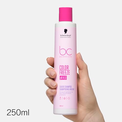Miniatura 2 de Schwarzkopf Professional Bonacure Color Freeze Silver Shampoo - Champú para Cabello Rubio y Decolorado - Elimina Reflejos Amarillos 250 ml