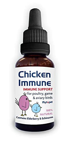 YUAKUOD Farm and Yard Remedies Phytopet Chicken Immune | 100% Natural Herbal Remedy | Helps Supports and Strengthen The Immune System | For Chickens, Birds | 50ml |