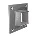 Produktbild Wandanschluss für vierkantrohr 40 x 40 mm Edelstahl V2A geschliffen 4505.040