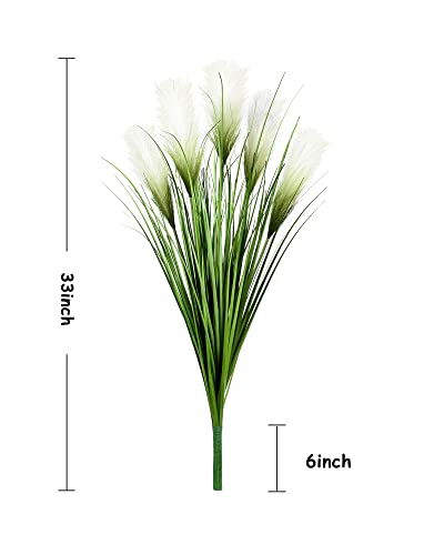 Vlorart-33-Artificial-Plants-6-Pack-Onion-Tall-Grass-Greenery-Faux-Fake-Grass-Shrubs-Plant-Flowers-Wheat-Grass-for-House-Home-Indoor-Outdoor-Office-Room-Gardening-Indoor-Decor-White