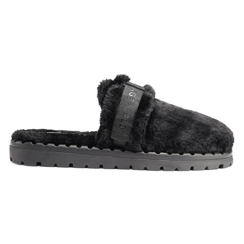 KARL LAGERFELD Men's Furry Logo Adjustable Strap Sandal Slide4