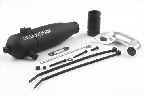 Set de tubos de resonancia Kyosho 39069 de salida lateral para repuesto de escape