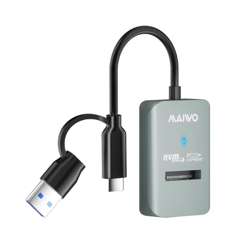 Adaptador MAIWO M.2 NVMe a USB con carcasa 8TB miniatura 1
