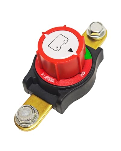 Gioyonil Battery Side Post Quick Disconnect, 12V-48V Heavy Duty On-Off