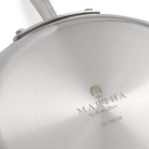 Marthastewartmartha8triplystainlesssteelsautefrypanwceramicnonstickinterior  Urban Country Home Decor Martha stewart martha 8 triply stainless steel saute fry pan wceramic non stick interior  urban country home decor