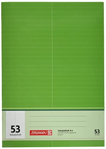 Fontaine 1043725 Carnet vocabulaire (A4, 32 feuilles ligné avec division ligne) Cover