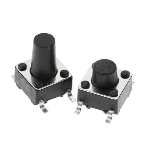 Interrupteur tactile 12V 4 broches cuivre bouton-poussoir 6x6x7mm jouet TV
