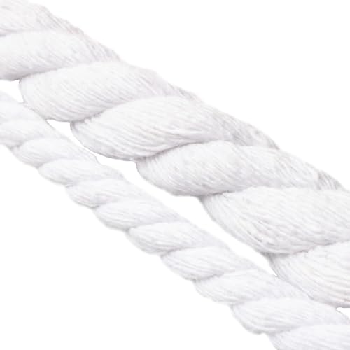 Craft County Twisted Cotton Rope Shoelace for Sneakers, Customization, and Style – Two Diameters and Over 30 Colors2