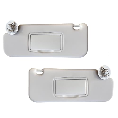 Sun Visor Fits for Chevy Cruze 2011 2012 2013 2014 2015 2016 2017 2018 2019 Pair Set Left+Right 2MPLASTIC (Gray Atmosphere 2 Screws)