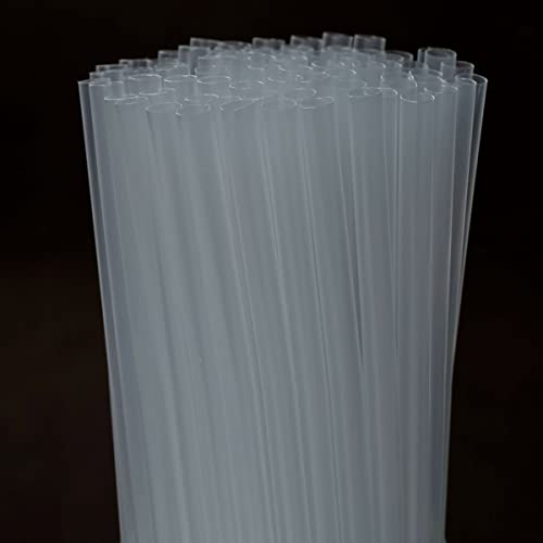 Clear Straws,200 Pcs Long Disposable Plastic Drinking Straws. (0.23''Diameter And 10.2"Long)-Clear #TOP22
