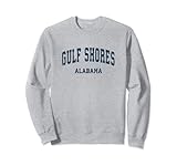Photo Gallery gulf shores alabama al vintage varsity sport navy design felpa Photo Gallery gulf shores alabama al vintage varsity sport navy design felpa