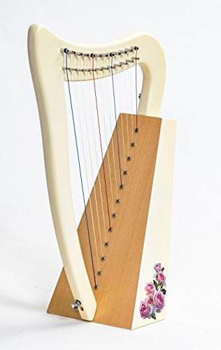 Amazon.co.jp: Grace Harp ベイビー ハープ ローズ ストラップ付 12弦 