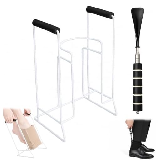 Compression Sock Dressing Aid with Shoe Horn