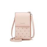 myfriday Small Leather Shoulder Bag, Crossbody Bag CellPhone Wallet Purse Lightweight Crossbody Hand