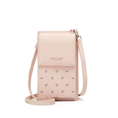 Myfriday Small Leather Shoulder Bag, Crossbody Bag Cellphone Wallet Purse Lightweight Crossbody Handbags For Women #TOP5